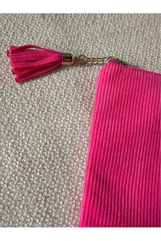 Bolso de mano Velvet - Rosa