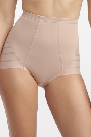 Shorty taille haute Diam's Control Medium - Beige - Dim