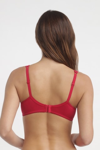 Soutien-gorge Generous en coton biologique - Rouge - Dim