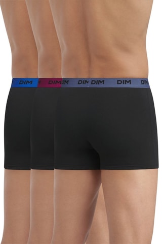 3 boxers Mix and Colors - Noir - Dim