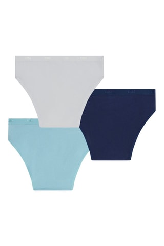 3 culottes Pockets Ecodim - Bleu et blanc - Dim