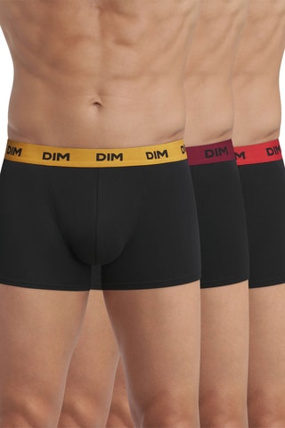 3 boxers Mix and Colors - Noir