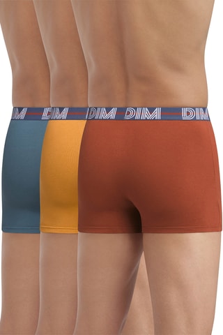 3 boxers Powerful - Marron, jaune et bleu