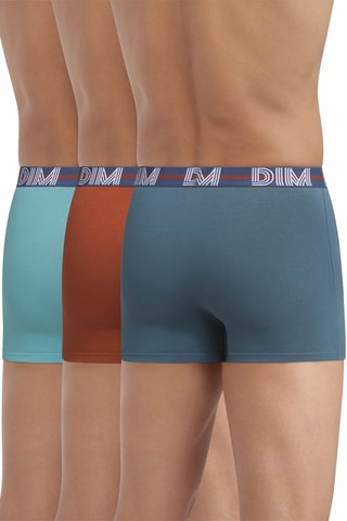 3 boxers Powerful - Marron et bleu