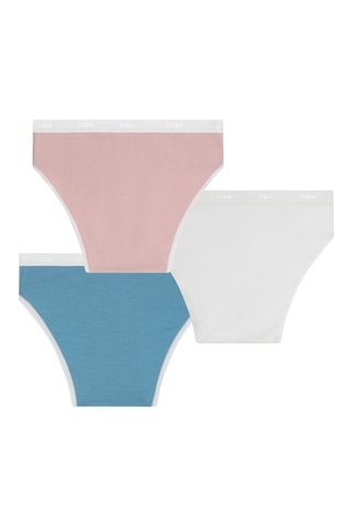 3 culottes Pocket Ecodim - Rose, blanc et bleu