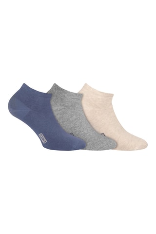 3 paires de socquettes Essentiel - Bleu - Dim