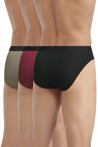 3 slips Pur Confort - Noir - Dim