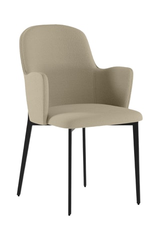 2 fauteuils Bressanone - Beige - En tissu