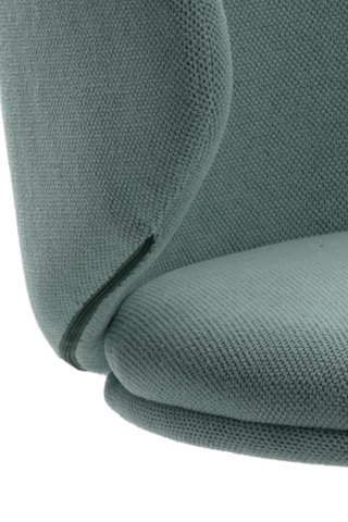 Chaise de bureau pivotante à roulettes Staletti - 59 x 57 x 74/82 cm