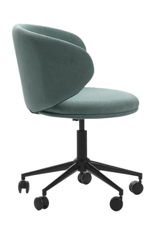 Chaise de bureau pivotante à roulettes Staletti - 59 x 57 x 74/82 cm
