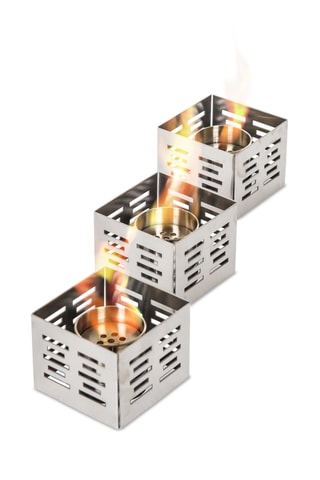 3 cheminées de table au bioéthanol Spoleto - 3 x 0,15 l