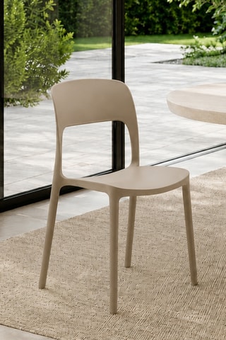 2 chaises Capri - 42 x 83 x 54 cm