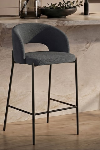 2 tabourets de bar Lucca - 50 x 89 x 50 cm