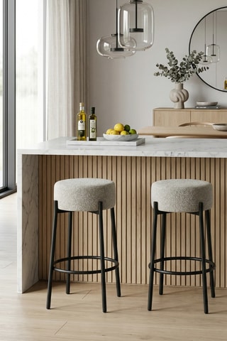 2 tabourets de bar Tropea - 41 x 67 x 41 cm