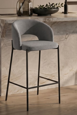 2 tabourets de bar Lucca - 50 x 89 x 50 cm