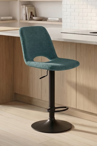 2 tabourets de bar Remini - 52 x 88,5/103,5 x 45 cm
