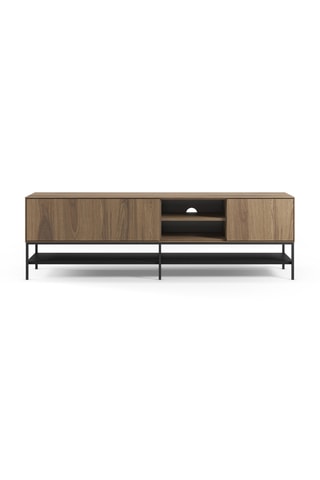 Meuble TV 1 porte et 1 abattant Palinuro - 180 x 55 x 35 cm