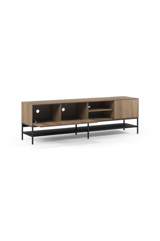 Meuble TV 1 porte et 1 abattant Palinuro - 180 x 55 x 35 cm