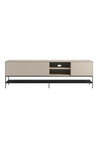 Meuble TV 1 porte et 1 abattant Palinuro - 180 x 55 x 35 cm