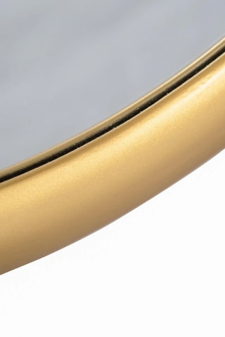 Miroir en bois Chioggia - 80 cm - Doré