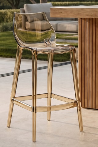 2 tabourets de bar d’extérieur Mattinata - 45,3 x 90,1 x 49,8 cm