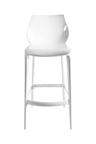 2 tabourets de bar d’extérieur Mattinata - 45,3 x 90,1 x 49,8 cm