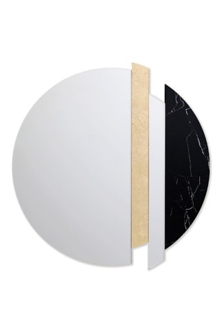 Miroir Lavagna - 60 cm - Argenté