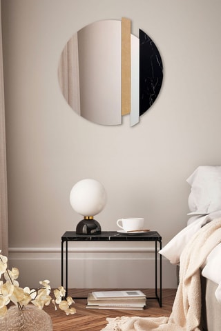 Miroir Lavagna - 60 cm - Argenté