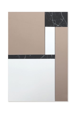 Miroir Sabbioneta - 60 x 90 x 2 cm - Argenté