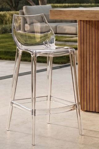 2 tabourets de bar d’extérieur Mattinata - 45,3 x 90,1 x 49,8 cm