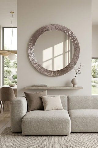 Miroir Narni - 100 cm - Argenté