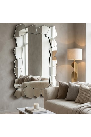 Miroir Iseo - 80 x 120 x 9 cm - Argenté