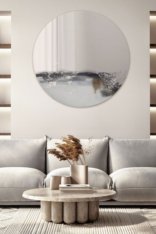 Miroir Peschiera - 100 x 100 x 2,5 cm - Argenté