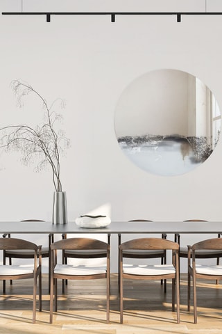 Miroir Peschiera - 100 x 100 x 2,5 cm - Argenté