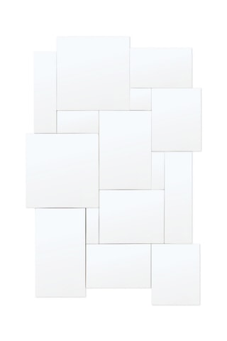 Miroir Brenzone - 80 x 120 x 1,5 cm - Argenté
