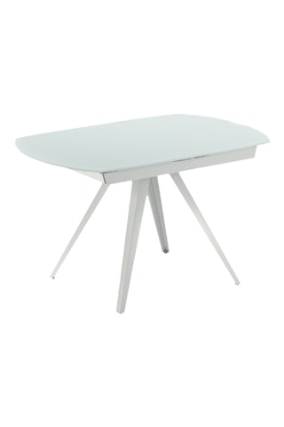 Table à manger extensible en verre Venezia - 120/180 x 90 x 76 cm - 8 couverts