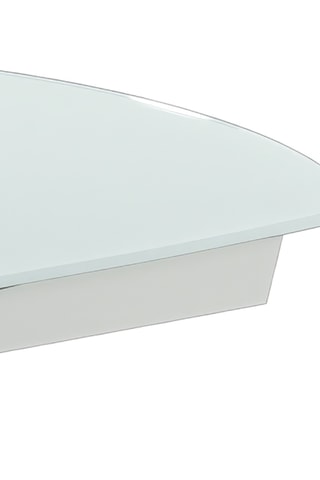Table à manger extensible en verre Venezia - 120/180 x 90 x 76 cm - 8 couverts