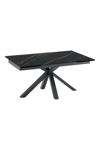 Table à manger extensible en céramique Pesaro - 160/240 x 90 x 76 cm - 10 couverts