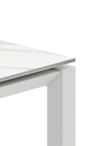 Table à manger extensible en céramique Sestri - 140/220 x 90 x 75 cm - 10 couverts