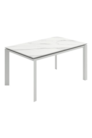Table à manger extensible en céramique Sestri - 140/220 x 90 x 75 cm - 10 couverts
