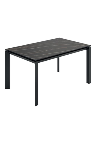 Table à manger extensible en céramique Sestri - 140/220 x 90 x 75 cm - 10 couverts