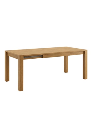 Table à manger extensible en bois et chêne Lodi - 140/190 x 80 x 75 cm - 8 couverts