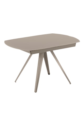 Table à manger extensible en verre Venezia - 120/180 x 90 x 76 cm - 8 couverts