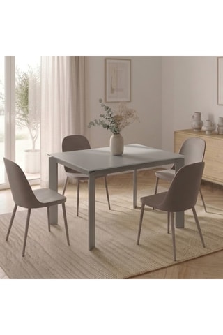 Table à manger extensible Pavia - 120/170 x 75 x 80 cm - 8 couverts