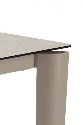 Table à manger extensible en céramique Sassari - 160/240 x 40 x 76 cm - 10 couverts