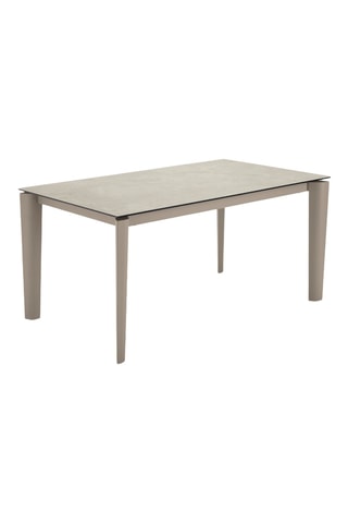 Table à manger extensible en céramique Sassari - 160/240 x 40 x 76 cm - 10 couverts