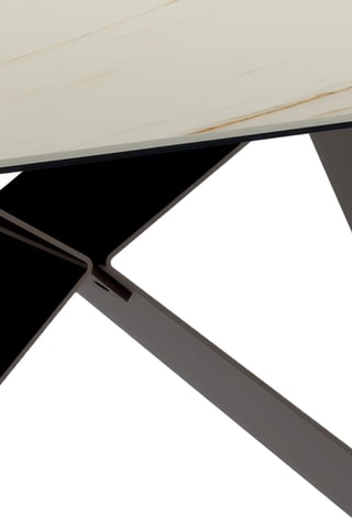 Table à manger extensible en céramique Roma - 200/280 x 76 x 100 cm - 12 couverts