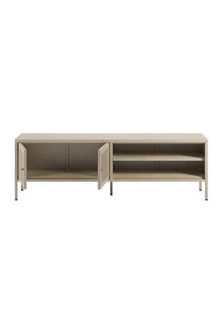 Meuble TV 2 portes - 160 x 50 x 35 cm