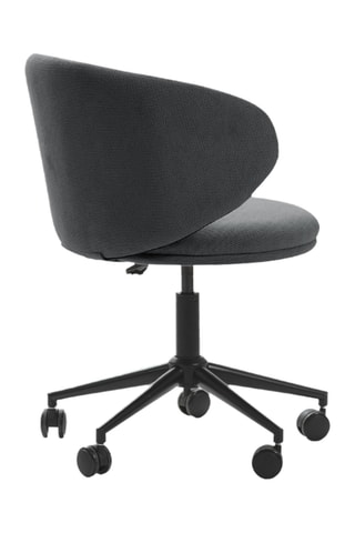 Chaise de bureau pivotante à roulettes Staletti - 59 x 57 x 74/82 cm