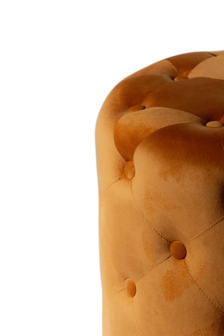Pouf Gradara - Camel - En tissu velours